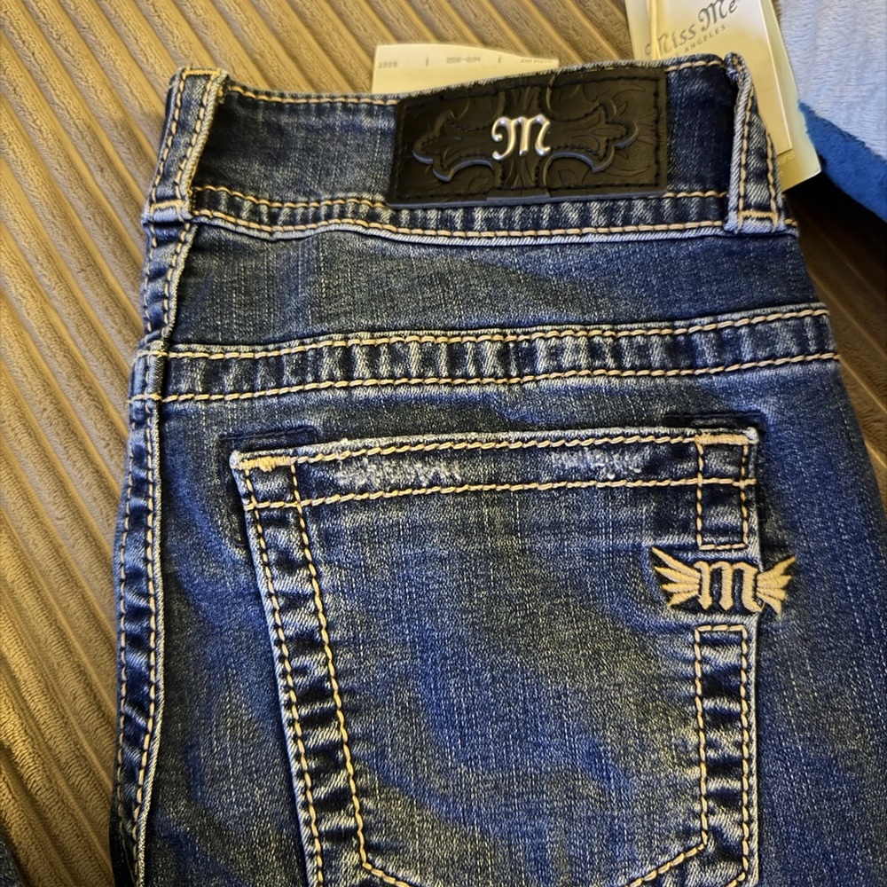 Miss Me Classic Blue Bootcut Jeans for women - Picture 3 of 6